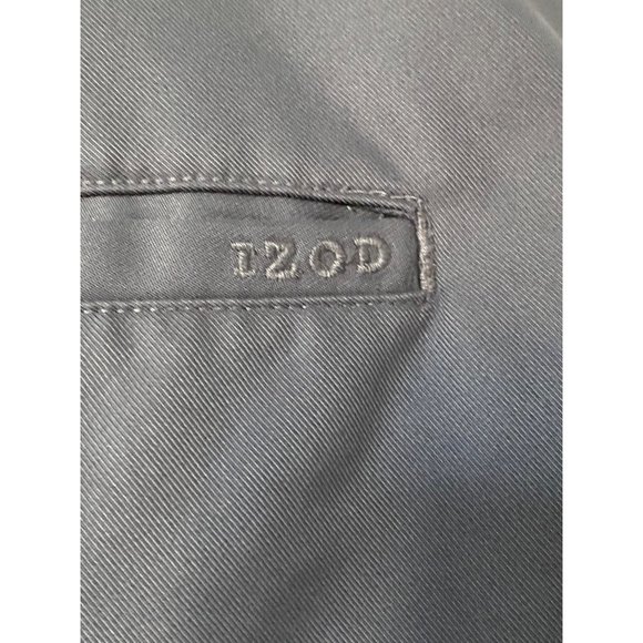 Izod Mens Gray Golf Classic Bermuda Nylon Gray Shorts Pockets Resort Size 34 - Picture 3 of 8